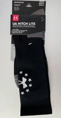 Under Armour Hitch Lite Boot Sock Adult Size Large in Black - Image 1 of 4