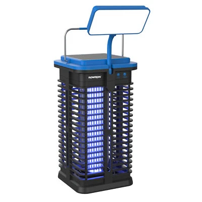 Flowtron Solar Bug Zapper with LED Lamp, USB-C, for Indoor/Outdoor Use - Image 1 of 4