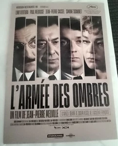 CARTE ressortie 2024 Armée des ombres Melville Ventura Signoret Cassel Meurisse - Photo 1/2