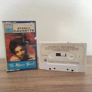 Smokey Robinson Pure Smokey Cassette 1974 Motown Sound Soul Tamla Paper Label - Picture 1 of 4