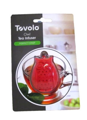 Infusor de té Tovolo Silicon Owl Steeper NUEVO Foto 1 de 2