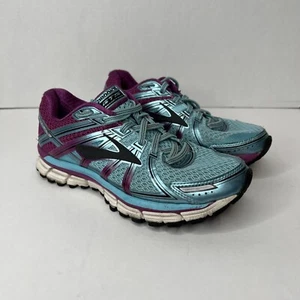 Brooks Womens Adrenaline GTS 17 1202311B489 Blue Running Shoes 6.5 B - Picture 1 of 15