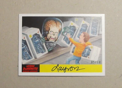 Mars Attacks Revenge Layron DeJarnette Autograph card 29 Toy Aisle Terror 5/10 - Image 1 of 2