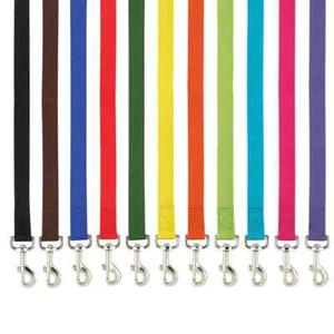 Correa de nailon informal para perro canino, clip giratorio, 5/8" 1" de ancho 4, 6 pies de plomo - Imagen 1 de 25