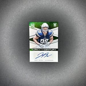 2016 Donruss Elite Turn OfThe Century Rookie Auto Joey Bosa Green SP Chargers RC