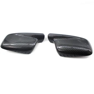 Paar Spiegelkappen Carbon-Optik Für BMW 3er E46 1999-2006 Außenspiegel Abdeckung - Picture 1 of 5