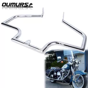 Barra de choque protectora de motor Bigote Highway para Harley Softail Slim Fatboy 2000-2017 - Imagen 1 de 11