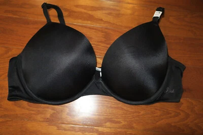 36A ❤️ SUJETADOR ROSA VICTORIA'S SECRET ❤️ SUPER PUSH UP Lg. ALMOHADILLAS SATINADAS CÓMODAS PARA TODOS LOS DÍAS Foto 1 de 4