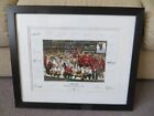 Large Framed Glass Fronted Signed Picture – England Rugby World Cup Winners 2003