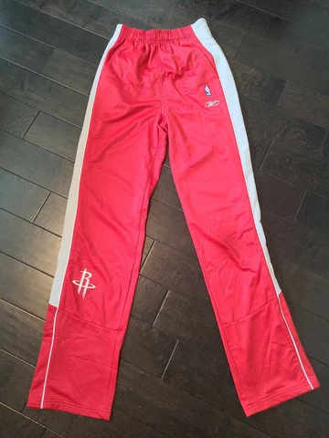 RARE Houston Rockets Reebok Warm Up Pants XLT +8" Team Apparel NBA Authentics Cover