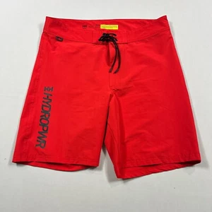 Helly Hansen HP Red Lightweight Swim Beach Board Shorts Boardies Mens W34" - Picture 1 of 13