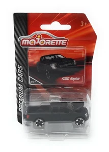 Majorette Model Car metal DieCast Premium Cars Ford Raptor Pickup black app 1/64 - Foto 1 di 1