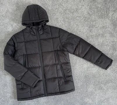 BNWT BRAVE SOUL BLACK PADDED COAT SIZE M RRP £88.99 SOLD OUT - Image 1 of 3