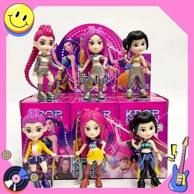 For Cosplay Kpop Demon Hunters Dolls Moveable Joint Collectible Figure 6 Pieces - Bild 1 von 3