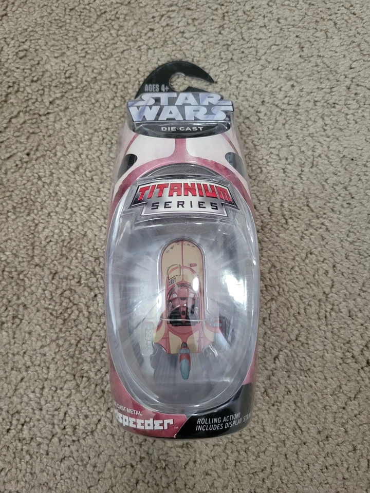 Star Wars Titanium Series Landspeeder Micro Machines 2005 Hasbro