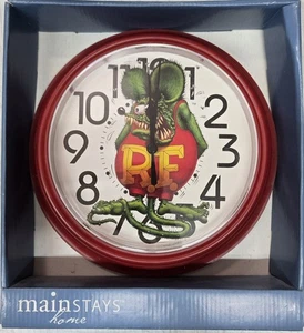Neu mit Etikett Rat Fink Wanduhr Mooneyes 1996 - neu im Karton - Bild 1 von 2