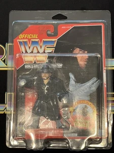 WWF Hasbro Undertaker Series 8 Red Card MOC Protector Case Action Figure WWE - Picture 1 of 7