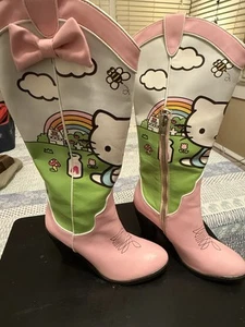 Hello Kitty Cowboy Boots - comfortable, sassy, unique!! Stand out in the crowd! - Picture 1 of 5