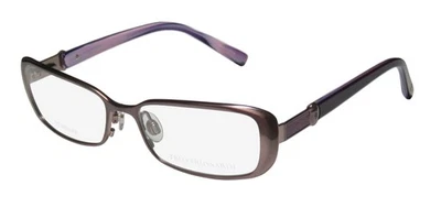 NUEVO MARCO DE GAFAS TRUSSARDI 12507 53-16-135 TITANIO BORDE COMPLETO VO MUJER PÚRPURA Foto 1 de 4