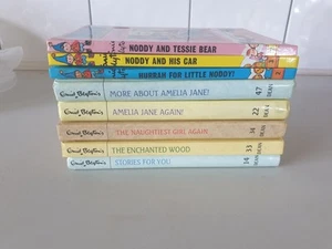 8x Vintage Enid Blyton & Noddy Book Bundle Lot Fiction Hardcover - Picture 1 of 24