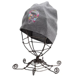 Lucien PellatFinet Skull Embroidery Cashmere Beanie(K-147667) - Picture 1 of 8