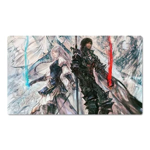 Tappetino da gioco Final Fantasy Jill Warrick Clive Rosfield TCG CCG FF gioco di carte - Foto 1 di 4