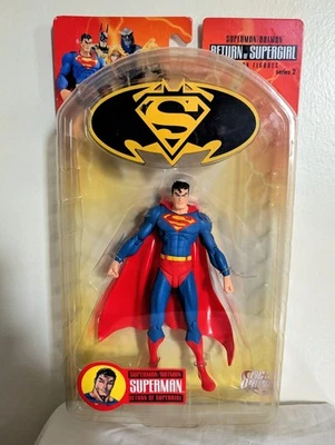 Figura DC Direct Superman Batman Serie 2 Return of Supergirl Superman ¡NUEVA EN PAQUETE!  Foto 1 de 4