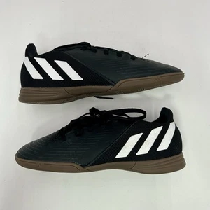 Adidas Predator EDGE.4 Indoor Sala Soccer Shoes GZ2900 US Size 5.5 Black & White - Picture 1 of 10