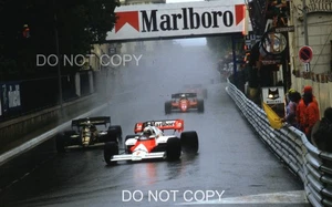 ALAIN PROST MCLAREN MP4/2 F1 1984 MONACO GP 35MM SLIDE FOTO PHOTOGRAPH MANSELL - Picture 1 of 2