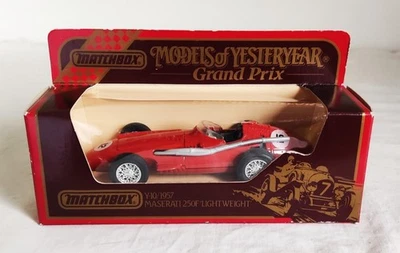 MASERATI 250F 1957  1:43 MATCHBOX  J.Manuel Fangio World  Champion come nuova - Immagine 1 di 3