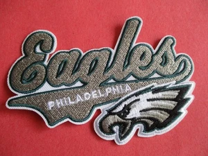 Philadelphia Eagles NFL Football New Embroidered Iron-On Patch 3" x 1¼" - Picture 1 of 1