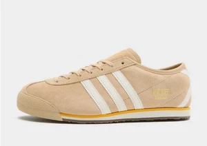 Adidas Originales Italia Años 70 en Marrón Claro y Blanco Todas las Tallas Stock Limitado - Imagen 1 de 7