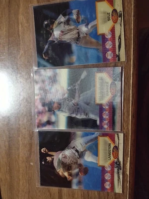 Aaron Sele, Jay Buhner y Mark Langston Sportflics #38, 18 y 37 Foto 1 de 4