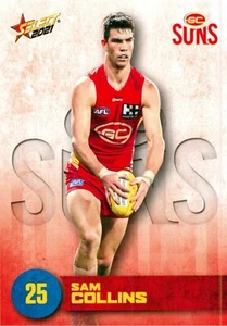2021 GOLD COAST SUNS AFL Card SAM COLLINS Footy Stars - Picture 1 of 2