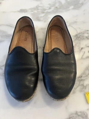 Zapatos planos clásicos sin cordones Charix cómodos de cuero negro - talla 40/9,5 Foto 1 de 4