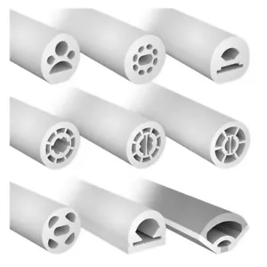 Waterproof Flexible Round Silicone Channel Diffuser for 5-12mm LED Strip Lights - Picture 1 of 40