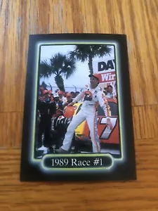 1990 Maxx race cards 1989 race #1 Daytona 500 #167 NASCAR Darrell Waltrip Wins - Picture 1 of 2