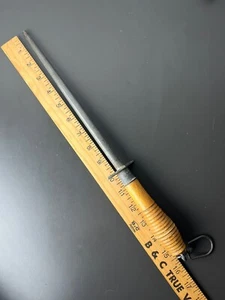 Afilador de cuchillos vintage Lee’s con mango de madera cocina de chef - Imagen 1 de 3