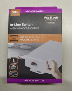 ProLink Add-on In-Line Switch with Remote Control 54882, White - Picture 1 of 4