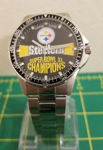 Vintage Men’s Pittsburg Steelerers Superbowl Champions XL Watch, Limited edition - Picture 1 of 8