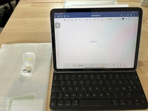 IPad Air 4 - 11" Bleu - 256G Wifi + Apple Pencil + Apple clavier - Photo 1/4