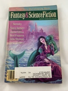 FANTASY AND SCIENCE FICTION DIGEST January 1989  Isaac Asimov Harlan Ellison  - Picture 1 of 1