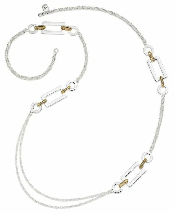 Collar Estación Eslabones Dos Tonos Lauren Ralph Lauren W1052 Foto 1 de 1