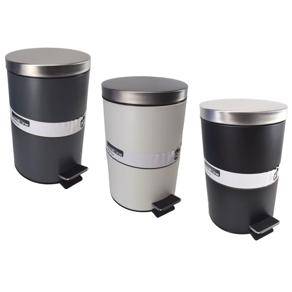 Tretmülleimer ca. 32 x 25 x 39 cm Abfallbehälter 12L mit Einsatz und Halterung - Bild 1 von 1