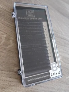 Silk Lashes einzelne B-Lockenstärke 0,12 Länge 10 mm separate falsche Wimpern - Bild 1 von 1