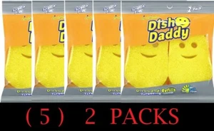 5x Scrub Daddy Dish Daddy Refill 2-Pack Sponge Head for Dishwand 5 - 2 PACKS - Picture 1 of 4