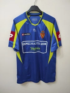 REAL ZARAGOZA 2005-2006 away Telefónica camiseta shirt trikot maillot maglia L - Picture 1 of 4