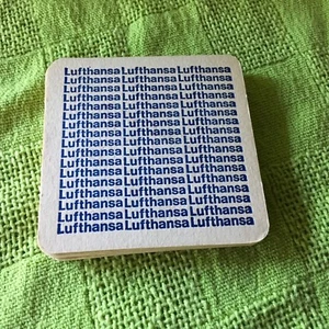 Collectable drink coaster -Lufthansa- Stuttgart - Pristine, Perfect condition  - Picture 1 of 3