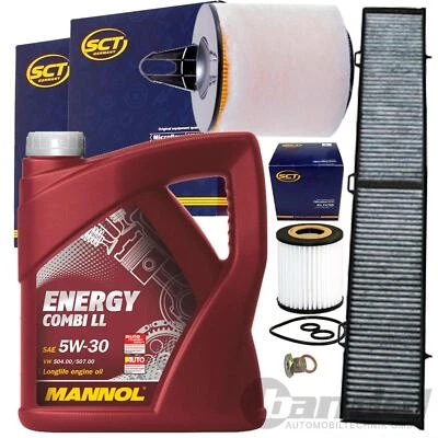 INSPEKTIONSPAKET+MANNOL 5W30 ÖL passend für BMW 1er E87 118+120i 3erE90 318+320i - Bild 1 von 4