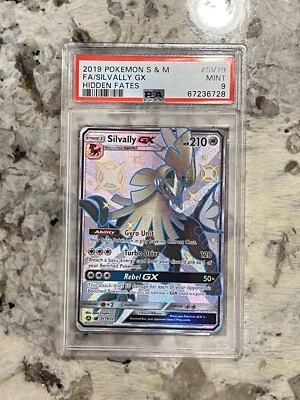 Pokemon Hidden Fates Silvally GX Full Art #SV79 PSA 9 *728 - Image 1 of 2